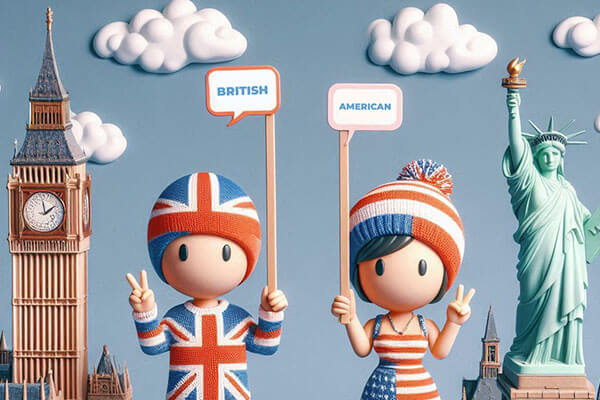 British vs American English words
