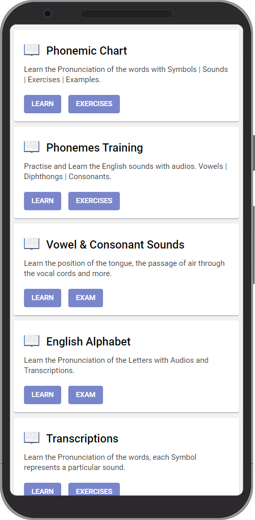 Learn English offline