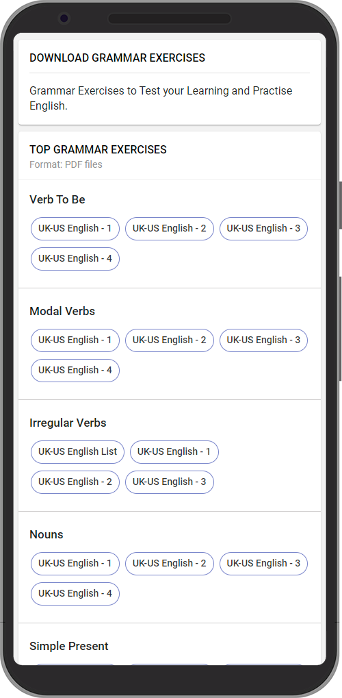 Aprende Inglés offline todo el tiempo