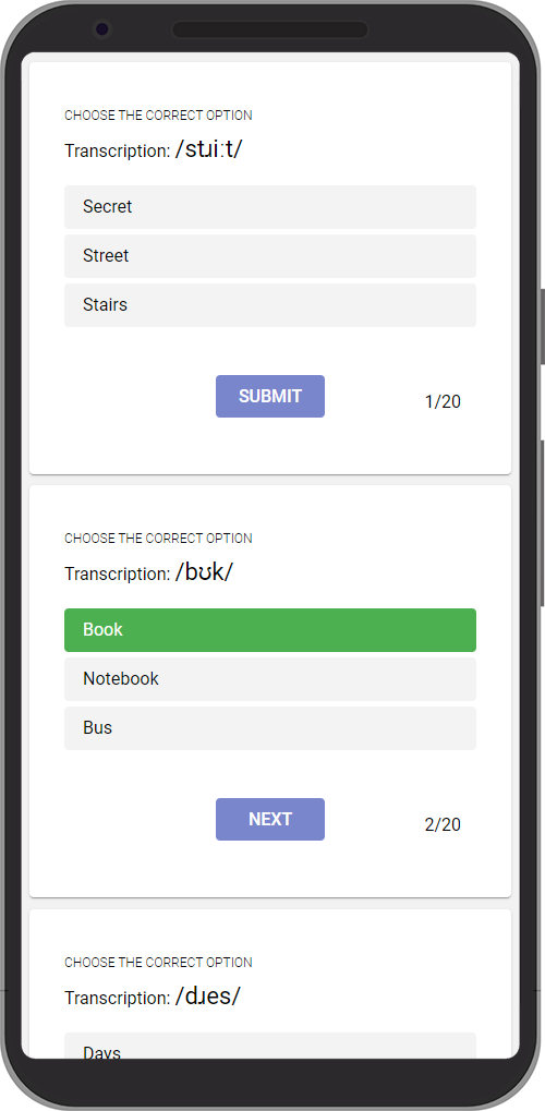 Aprende Inglés con Quizzes